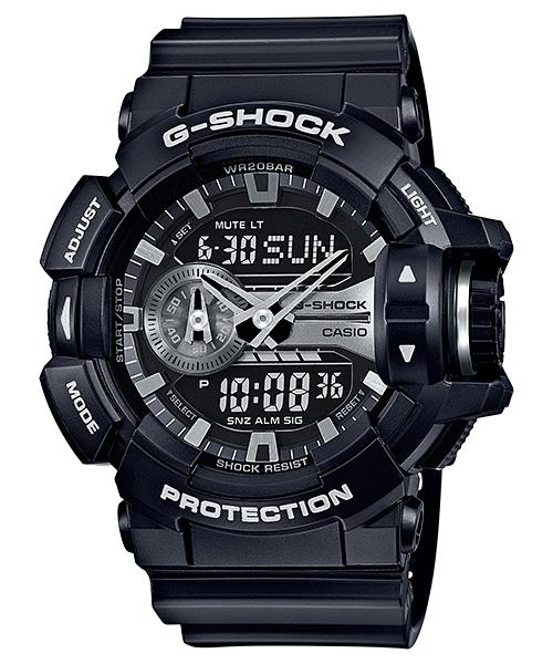 

Casio G-SHOCK Men s Resin 200M Water Resistant Digital Shock Resistant Quartz Watch GA-400GB-1A чорний