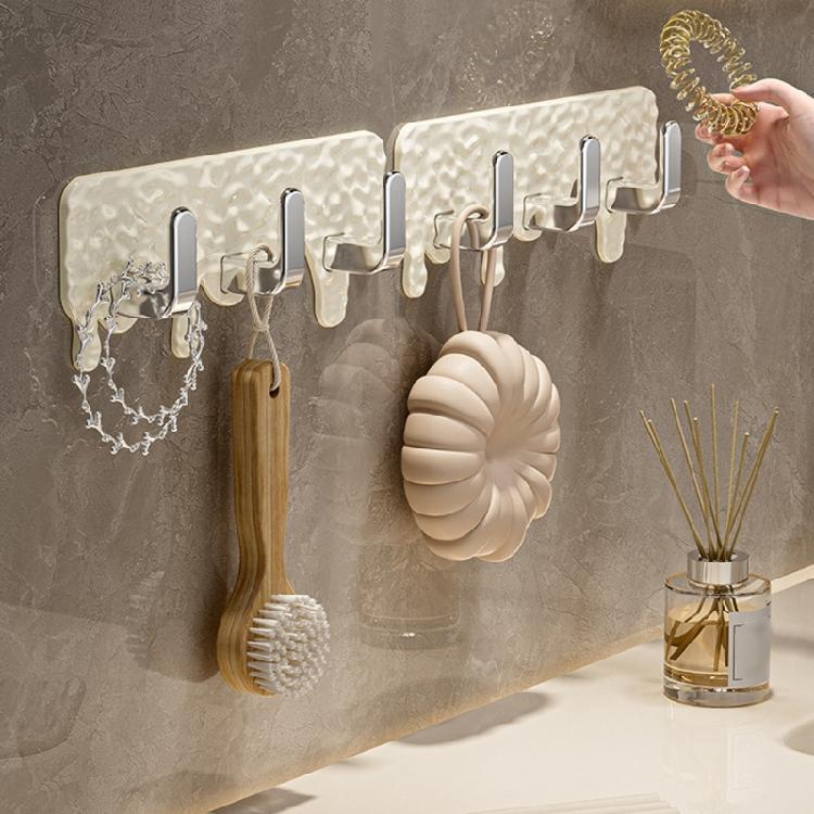 Multipurpose Adhesive Mount Hook Sturdy Organization Tool for Door Wall Cabinets Closet Storage