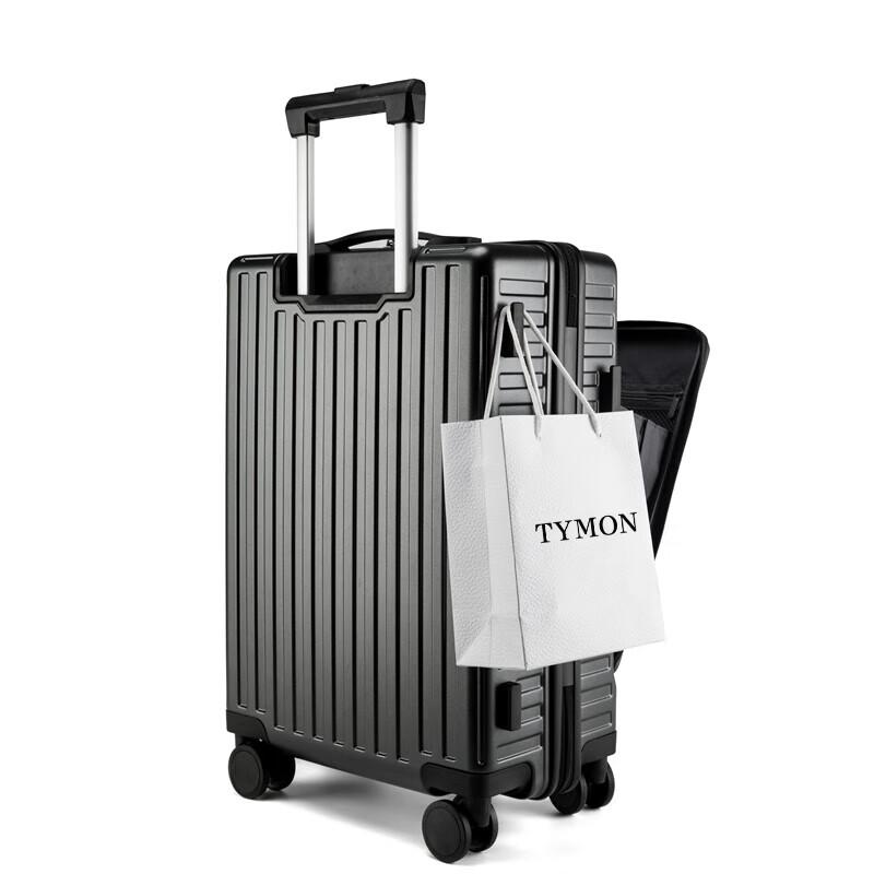 Tymon Front-Opening Business Carry-On Spinner Suitcase