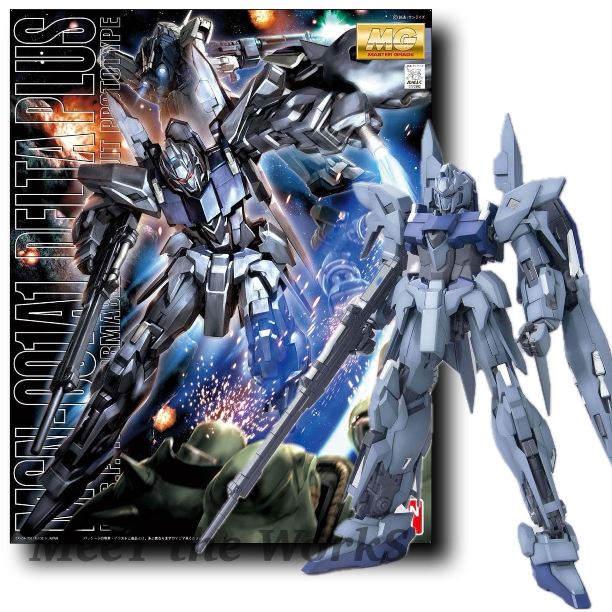 

[MG] 1/100 Delta Plus Mobile Suit UC [Unicorn] Pre-colored Plastic Model Kit