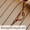 Self-Adhesive Wood Grain Embossed Wall Panel - Waterproof & Moisture-proof Decoration for Living Room.