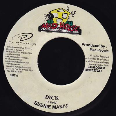 7inch Record BEENIE MAN / 'J' - Dick MHPD27023 Mad House 2003 Jamaica Reggae, Ska & Dub Used
