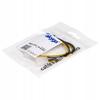 Kabel adapter Akyga AK-CA-13 2x Molex (M) - PCI-Express 6pin (M) 0,15m