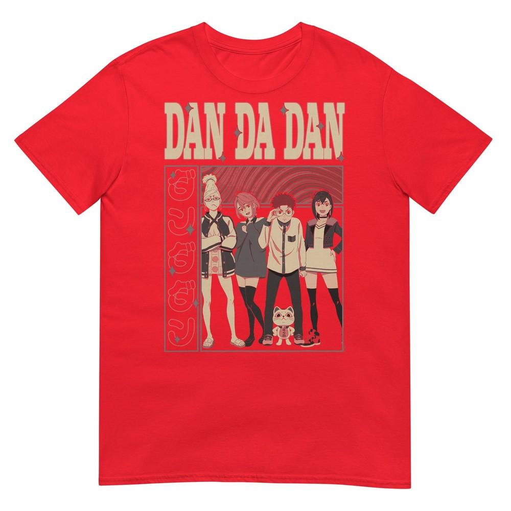 Dan Da Dan Cast Of Characters With Kanji Anime TShirt S
