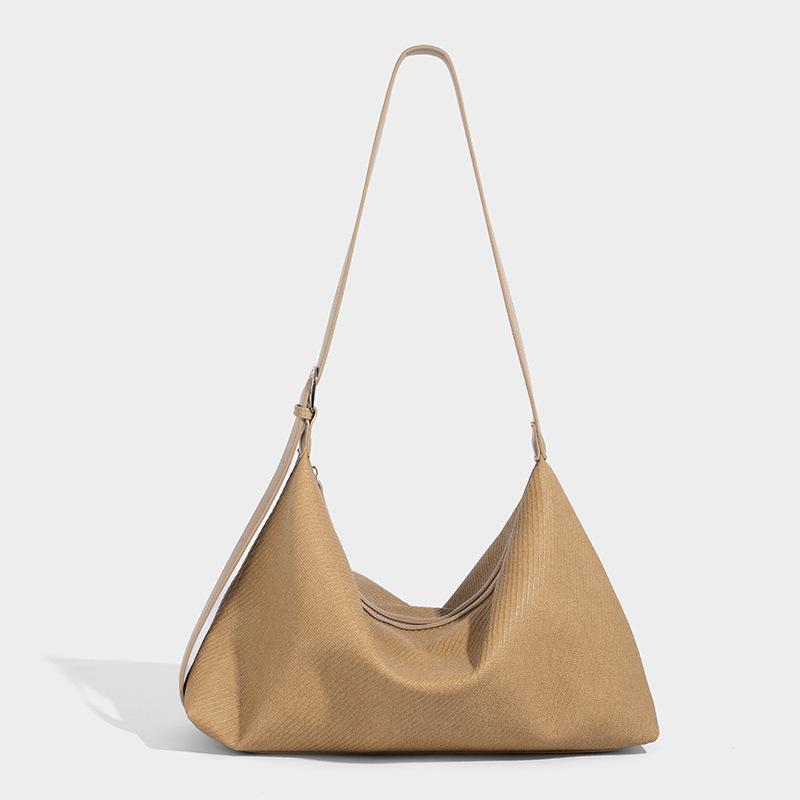 2025 New Autumn Winter Niche Single Shoulder Underarm Tote Bag Korean Style Large Bag Women's Fashion Crossbody Bag