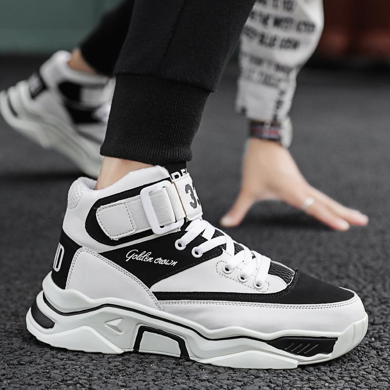 

Модные зимние низкие модные мужские кроссовки для активного отдыха классические брендовые мужские повседневные туфли удобные дышащие износостойкие нескользящие мужские туфли 39 белый