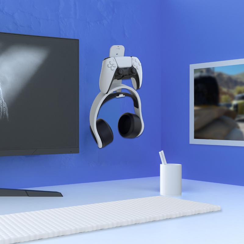 Suporte de Armazenamento para Fones de Ouvido Suporte para Console de Jogos Paraps5 Suporte Universal para Fone de Ouvido Gancho de Parede Acessórios para Jogos de Console