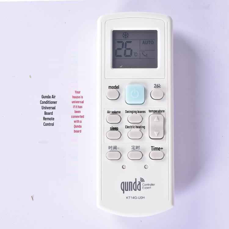 Placa de Controle de Ar Condicionado com Aquecimento Elétrico Qunda para Unidades de Parede, Piso e Teto (Tipo PG, QD02/03).