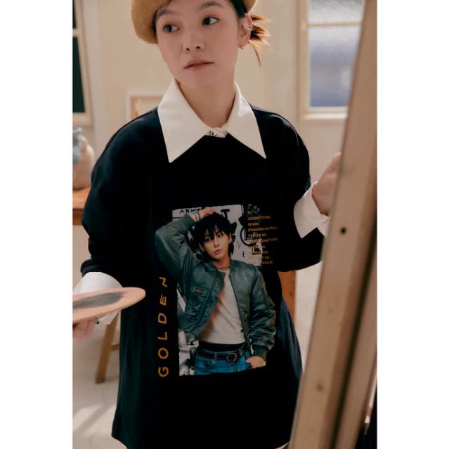Buy Jungkook GOLDEN L/S T-shirt at affordable prices — free