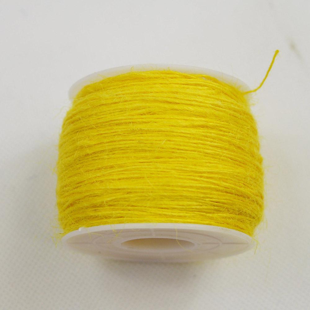 Fine Hemp Thread 1Mm Colored Jute Rope Kindergarten Handmade Diy Decoration Tag Industrial Rope