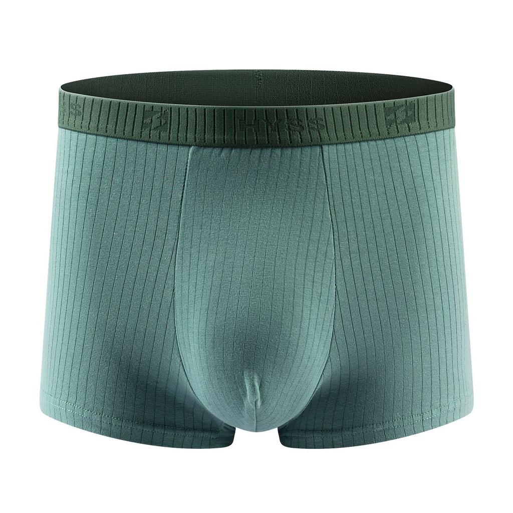 4pcs Men's Four Corners Trendy Underwear Men's Breathable Flat Corners Shorts Head Boxer Brief