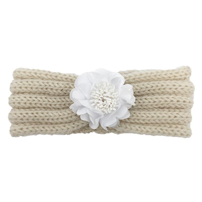 New Baby Hair Accessories Autumn and Winter Warm Headscarf Children's Knitted Headband Hand-woven