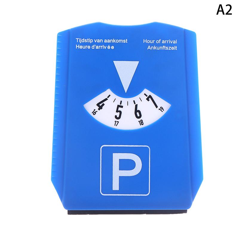 

Синій Цифровий Паркувальний Таймер Диск Простий у Використанні Інструмент-Годинник для Відображення Часу Прибуття Контроль Паркування Автомобілів для Щоденного Використання 4 Languages Version