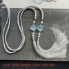 Round Neck Hanfu Palace Sash Belt Simple Waist Cord Belt New Tassel Pendant Belt  Gift