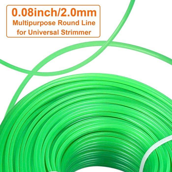 Lame de découpe - KAHEIGN - 2 mm x 100 m - Nylon flexible - Haute visibilité - Durable
