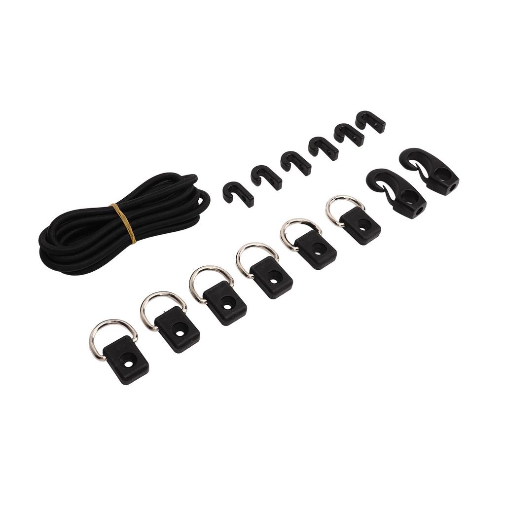 16.4inch Kayak Deck Rigging Kit Stretch String Rope With Hooks for Fishing Kayak Canoe Boat