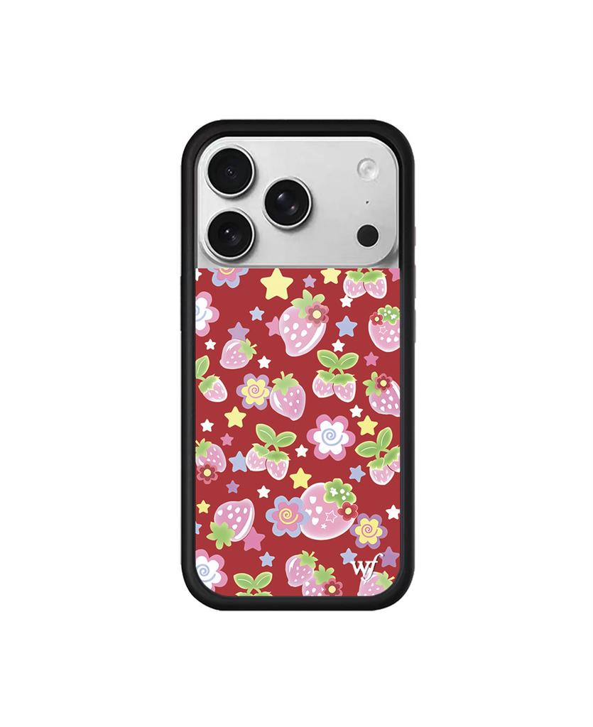 Nový Květinový INS 3D WF Roztomilý Jahodový Třešňový Kryt na Telefon pro 17 12 13 14 Pro Max 16 Plus 15 pro 17Pro Kreslený Ochranný Kryt