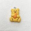 6pcs New Cute Cartoon Bear Simulation Food Flat Back Resin Cabochons Scrapbook Diy Wedding Hairpin Accessories Craft