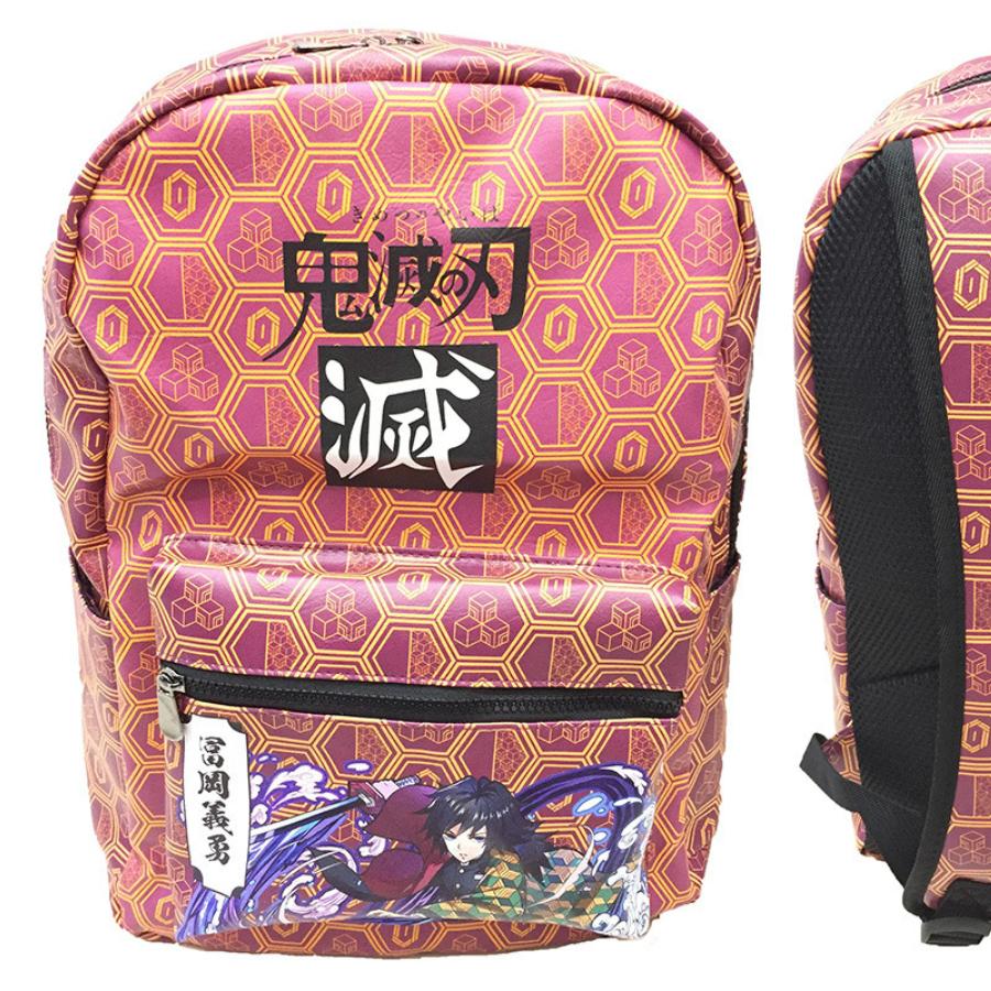 Japan cartoon comics Demon Slayer Fashionable and Unique Travel Backpack Student Shoulder Bag 0002 CLE