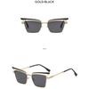Women's Sunglasses, Fashionable Metal Cat Eye Sunglasses.