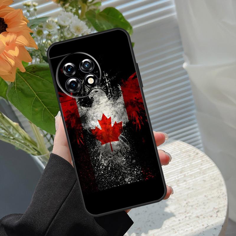 Canada Canadian Flag Case For OnePlus Nord 5 CE 2 3 4 Lite N20 N30 OnePlus 13T 13R 15 13 12 11 10 10T 8T 15R Cover