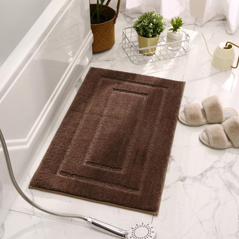 Thick Absorbent Non-Slip Bathroom Mat - Entrance and Toilet Floor Rug