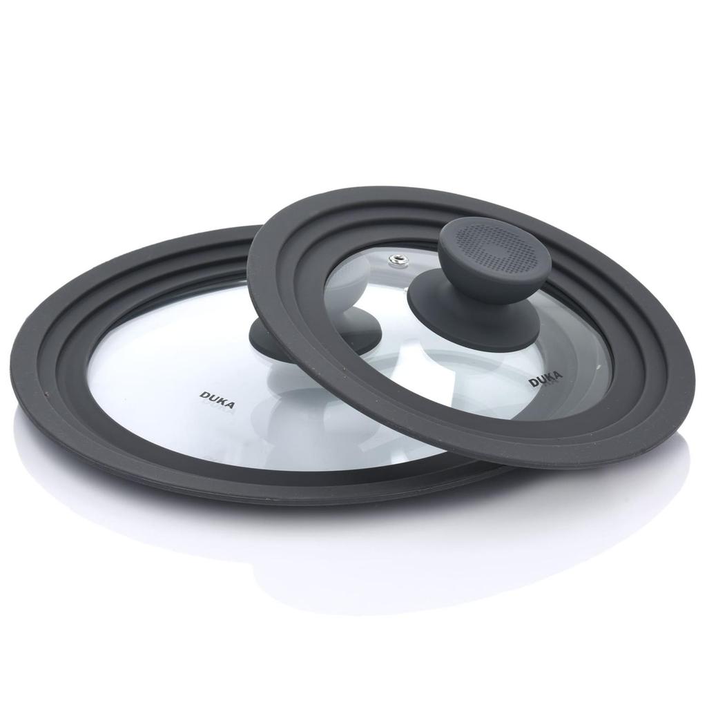 Universal 3-in-1 Glass Lid 16/18/ for Pots by Silc Cook DUKA