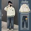 Yoyo one Boy's Fashion Sweatshirt & Pants Set