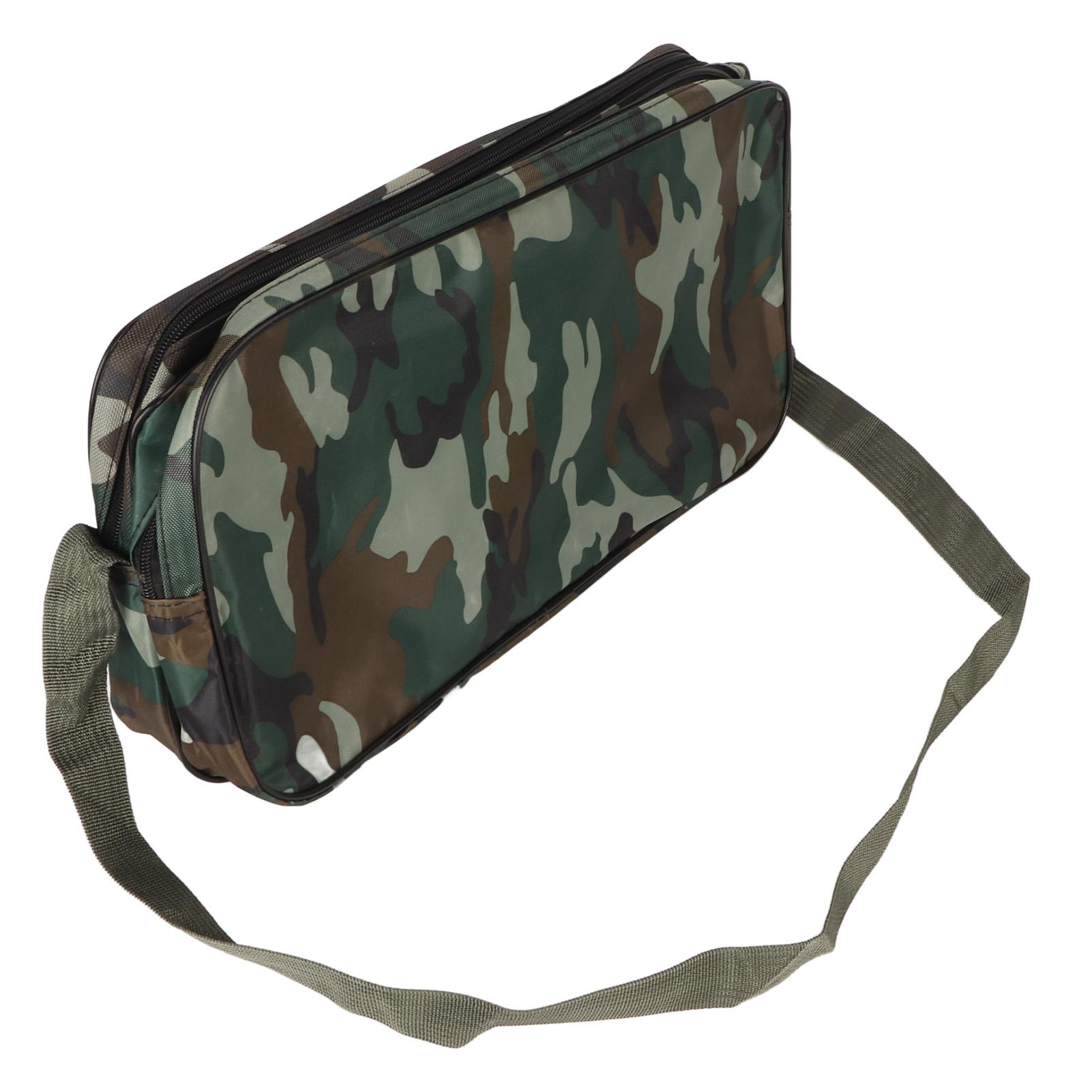 

Fishing Pack for Tackle Gear Outdoor Camouflage Oxford Cloth High Capacity Multifunction Bag 2 Layer with Zipper