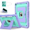 Rugged Heavy Duty Case for iPad 7th 8th 9th Gen 10.2" Display Shockproof Durable Case with Kickstand Crossbody Strap Pen Holder