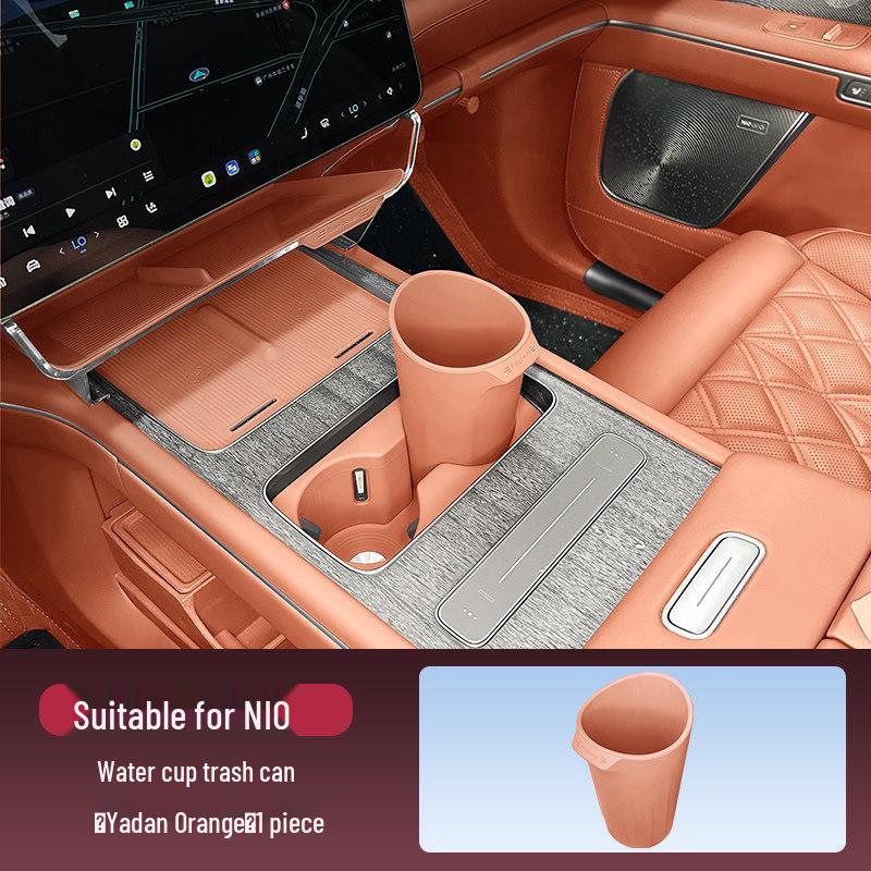 Compatible Trash Storage Bag & Cup Holder for 26 Nio ES8 & ES9 Models - Interior Accessories