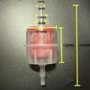 2pcs Fuel Filter Diesel Inline 6/8mm Pipe Hose Car