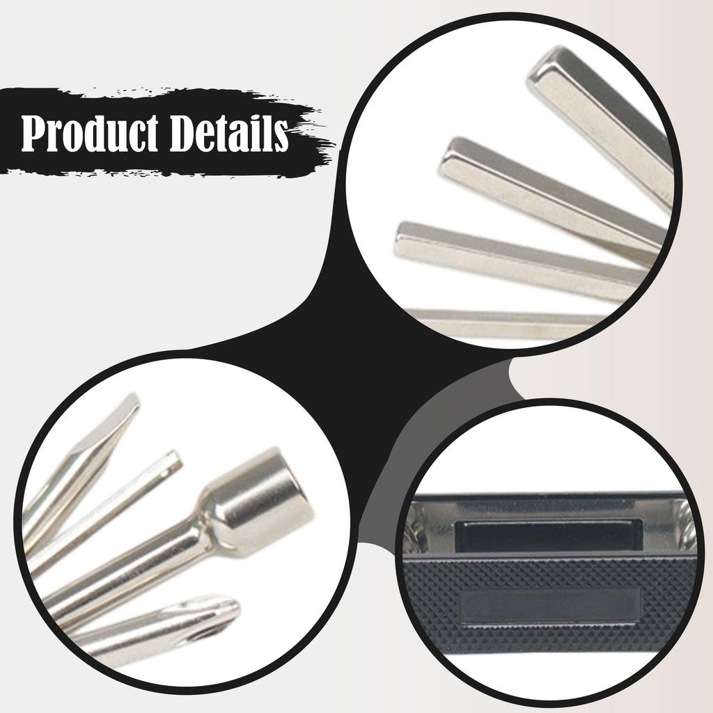 Metal Foldable Drum Wrench Tuning Key Multifunctional Drum Tuner Tool Drum Kit Maintenance Percussion Adjustment Tool