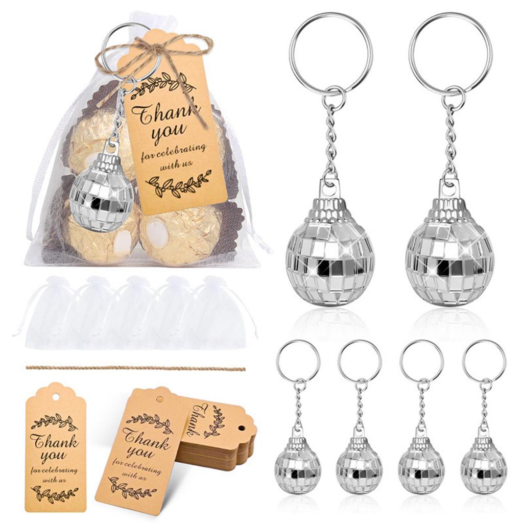 Disco Ball Keychain Party Gift Set Suitable For Daily Gift Giving And Party Gifts