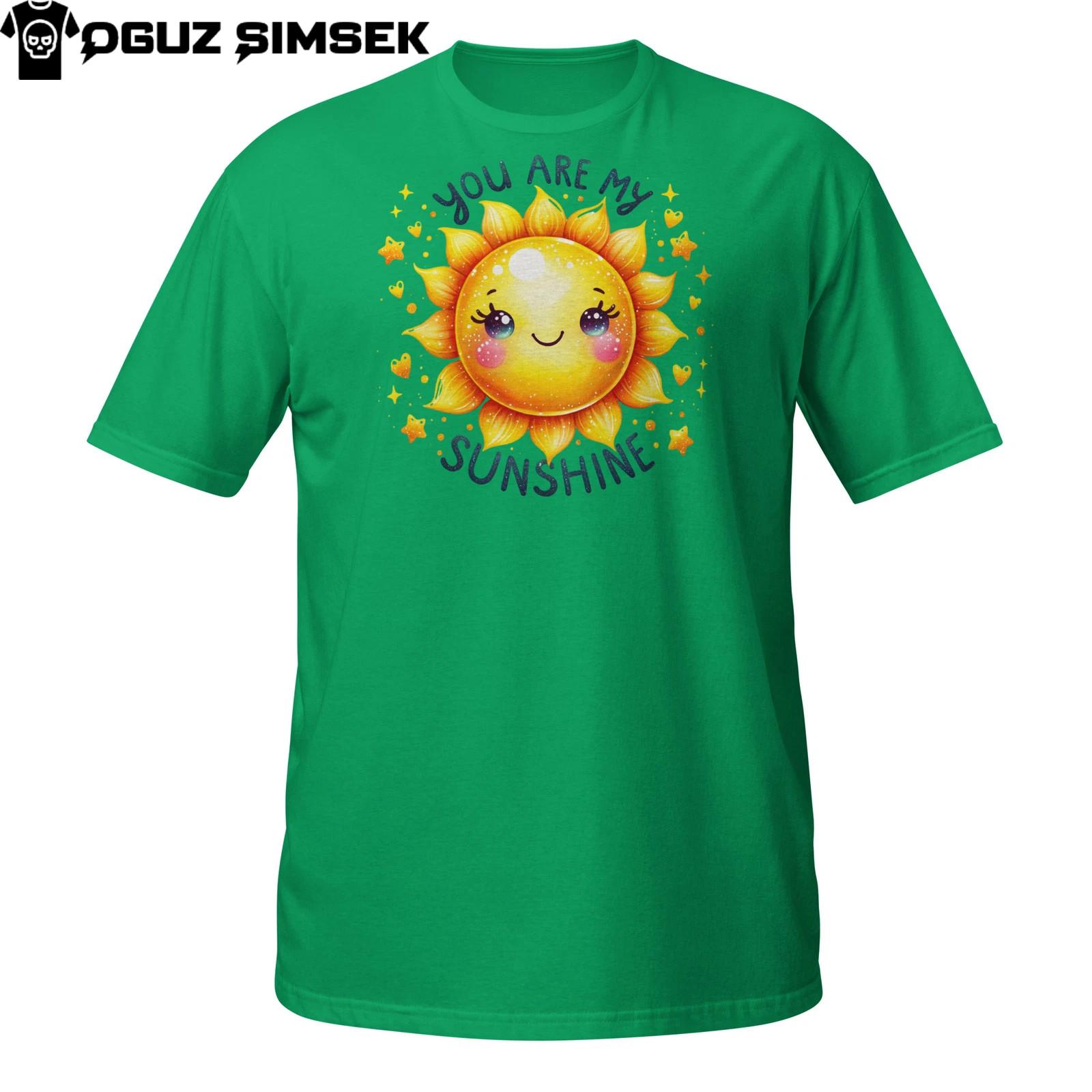 You Are My Sunshine Kawaii Sun T-Shirt Mens Womens Tees Top | Cute Smiling Sun Graphic Tee for Positi M
