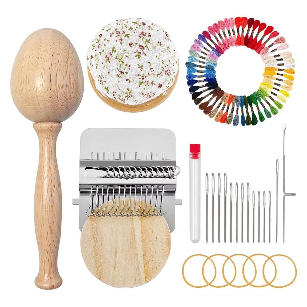 Egg/Mushroom Shaped Sock Darning Kit DIY Crafts Darning Mending Tool Kit Sock Repair
