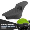 2-Up Front Rear Seat For Harley Softail Standard Deluxe Street Bob 2018-2025 Motorcycle Driver Passenger Cushions Seat