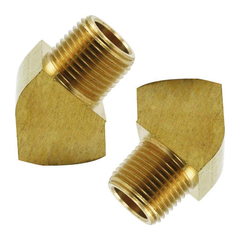 

A60Z45 Degree Street Elbow 1/8 NPT Male X 1/8 NPT Female Brass Pipe Fitting Pack Of 2 1/8 Nptmay