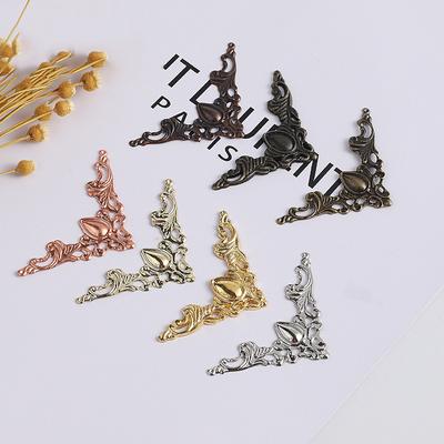 Yellow White Corner Iron Corner Notebook Wine Box Corner 50PC Multi-Color Stickers Trim Corner Right Angle Stickers Wooden Box