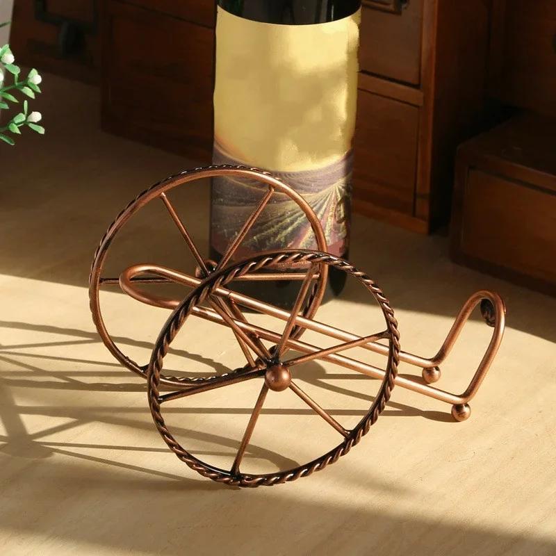 Portabottiglie per vino placcato a mano, accessori per la cucina, bar, portabottiglie pratico, decorazione per bottiglie di vino, mensole espositive e portabottiglie