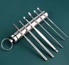 12/6 Piece Earpick Stainless Steel Ear Digging Tool Set Spiral Wax Remover For Perforation Cleaning Kit Cleaning Agent