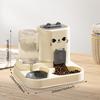 2 In 1 Automatic Pet Feeder Cats Water Container Cat Food Bowl for Small Dogs