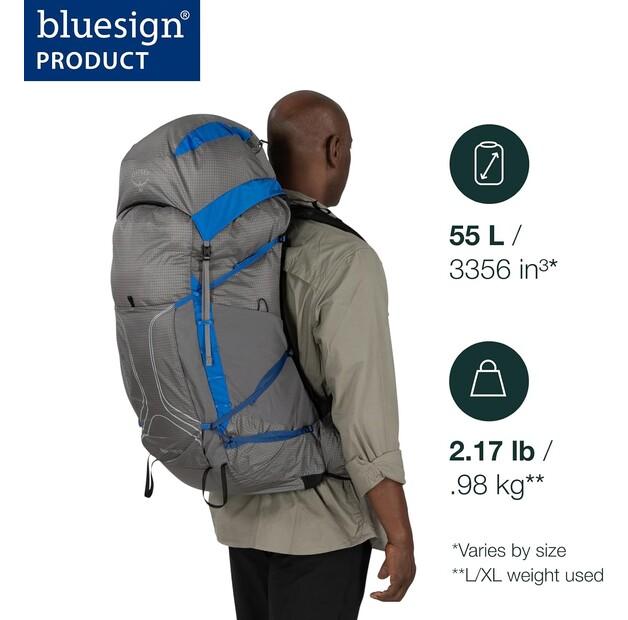 Backpack Osprey Exos Pro 55 L/XL Dale Grey/agam Blue (Men)