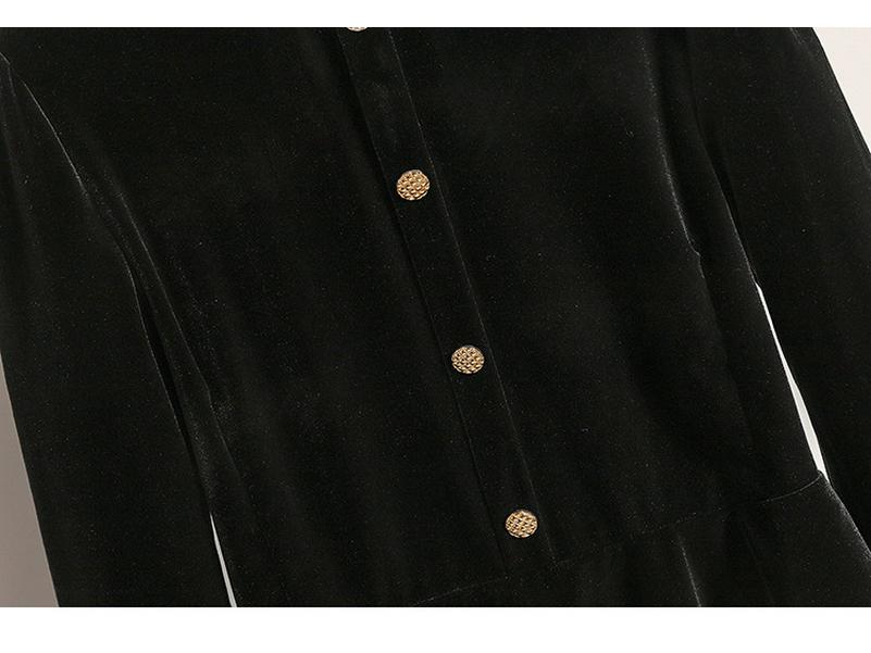 Plus Size Women's Autumn & Winter High-End Loose Top with Black Skirt Two-Piece Set