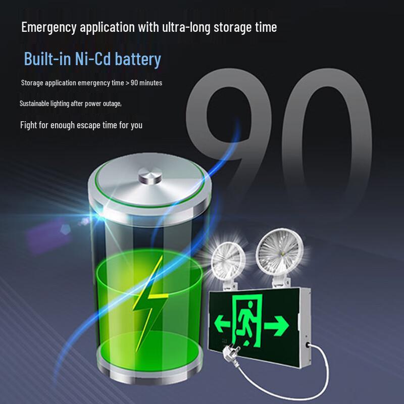 3C Certified Fire Emergency Exit Sign Light