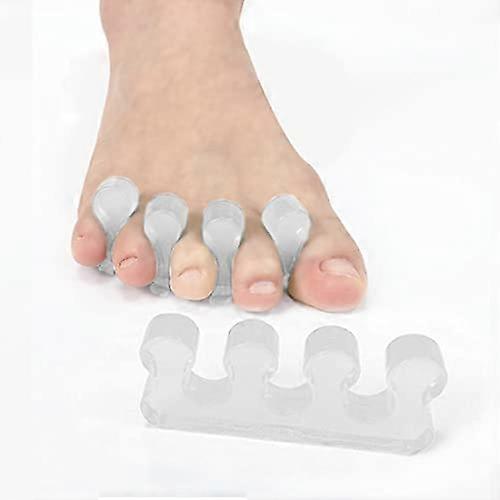 2 Pieces Toe Separators Hallux Valgus Silicone Toe Separators, Correction for All Toes, Soft Bandage, Toe Separators