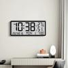 Household LCD Large Screen Digital Wall Clock Multifunctional Temperature Humidity Display Simple Morden Style Electronic Clock