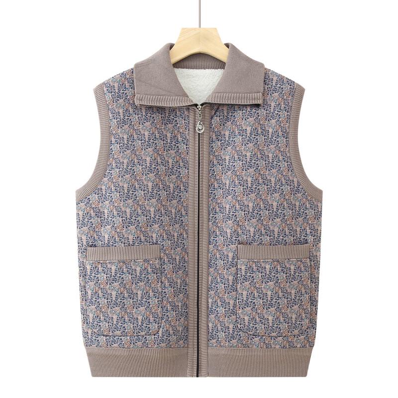 YUZHAOLIN Women's Thickened Fleece Vest for Seniors