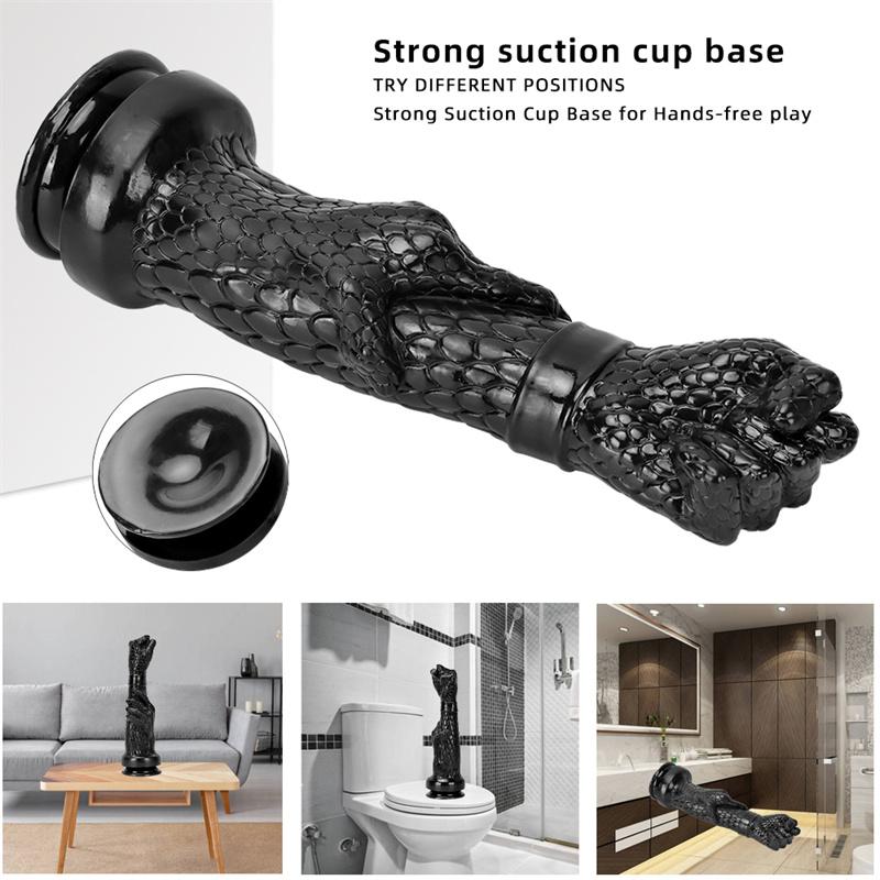 Knyttneve Overdimensjonert Fake Arm Hardcore Onani Knyttneve Butt Plug Kvinnelig Bakgård Ass Voksenprodukter