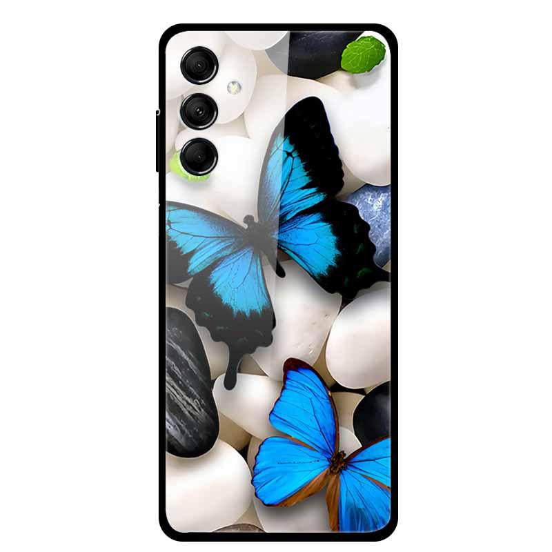 Kreative Landschaft Tierkunst Gehärtetes Glas Hülle für Samsung M14 5G